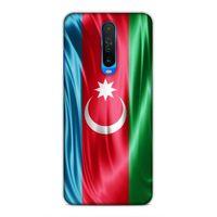 Xiaomi Poco X2 Uyumlu Kılıf Azarbaijan (36) Glitter Kılıf Tam Bayrak