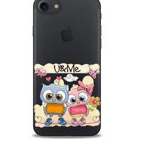 Zoologix (68) Apple iPhone SE 2020 Şeffaf Kılıf Silikon Desenli