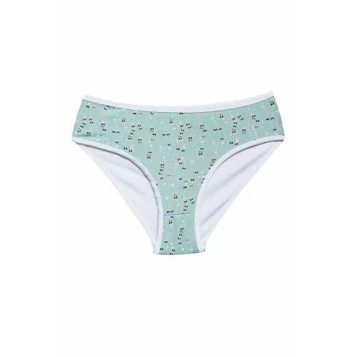 Pamuklu Geniş Kenarlı Likralı Desenli Bato Kadın Külot 10'lu paket