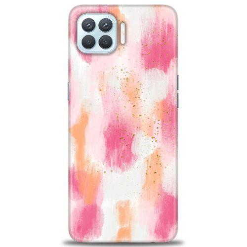 Oppo A73 Kılıf HD Baskılı Kılıf - Pembe Palet + Tam Ekran Koruyucu
