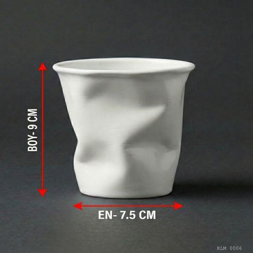 Siyah Modern Yamuk Formlu Bardak Makyaj Fırçalığı Masaüstü Kozmetik Düzenleyici