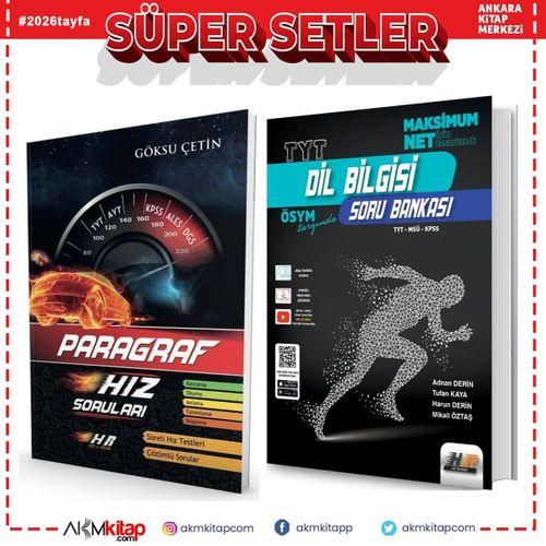 Hız ve Renk TYT AYT Paragraf ve Dil Bilgisi Soru Bankası Seti 2 Kitap