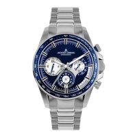 Jacques Lemans Liverpool JL.1-2127F Quartz Çelik Gri Mavi Kadran 10 ATM 40 mm Erkek Kol Saati