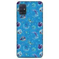 Samsung Galaxy A51 Kılıf Baskılı Özel Seri Taşlı (44) Tough Armor Kılıf