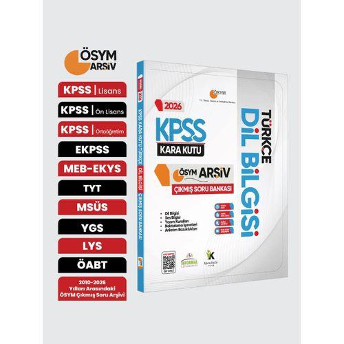 2026 KPSS Türkçenin Kara Kutusu DİL BİLGİSİ ÖSYM Çıkmış Soru Bankası Konu Özetli Dijital Çözümlü