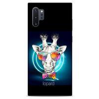 Samsung Galaxy Note 10 Plus Kılıf FunnyMaX (6) Silikon Kılıf Siyah Zürafa