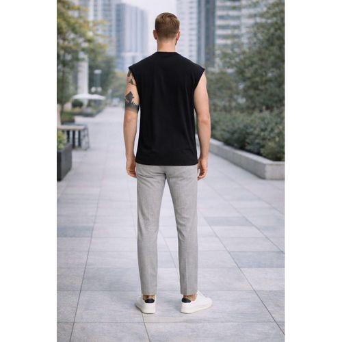 ALEXANDERGARDI PAMUKLU KOLSUZ T-SHİRT (E21-71000)