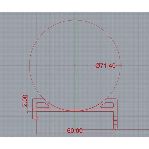Torna için Basit Kılavuz Rayı - 3716000
