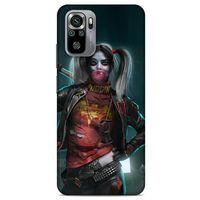 Xiaomi Redmi Note 10S Uyumlu Kılıf Harley Quinn (7) Telefon Kılıfı Koyu Yeşil