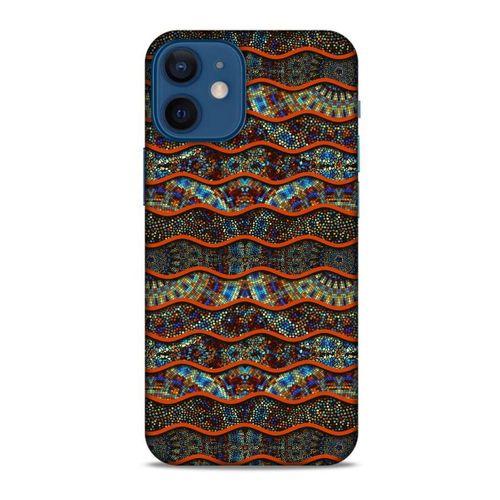 Apple iPhone 12 Mini Kılıf Baskılı Özel Seri Taşlı (35) Fit Design Kılıf
