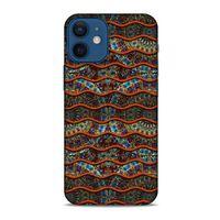 Apple iPhone 12 Mini Kılıf Baskılı Özel Seri Taşlı (35) Fit Design Kılıf