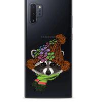 Zoologix (40) Samsung Galaxy Note 20 Ultra Şeffaf Kılıf Silikon Desenli