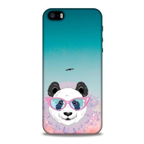 Animax Gözlüklü Panda Apple Iphone 5 Kılıf Desenli Silikon