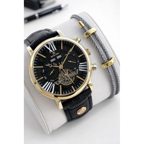 Reward İtalyan Bileklik Hediyeli Deri Kordon Otomatik Mekanizma 5 Atm Erkek Kol Saati W.147651.5