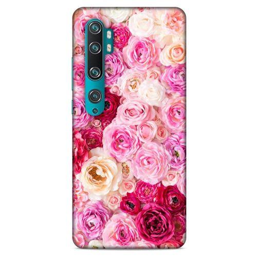 Lopard Xiaomi Mi Note 10 Pro Uyumlu Kılıf Bahar (47) Crystal Flex Kılıf Güller
