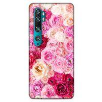 Lopard Xiaomi Mi Note 10 Pro Uyumlu Kılıf Bahar (47) Crystal Flex Kılıf Güller