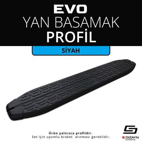 Evo Siyah Yan Basamak Profil 263 Cm