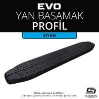 Evo Siyah Yan Basamak Profil 263 Cm