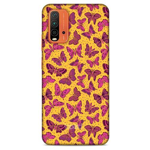 Lopard Xiaomi Redmi Note 9 4g Uyumlu Kılıf Kelebek Etkisi (27) Tasarımlı Kılıf