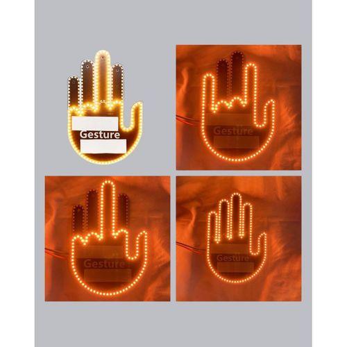 El Hareketiyle Kontrol Edilen 176 Led Amber Güvenlik Lambası