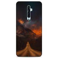 Lopard Oppo Reno 2z Uyumlu Kılıf Gece'S (47) Crystal Flex Kılıf Kızıl Yol