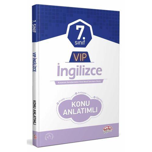 7. Sınıf İngilizce VIP Hızlı Konu Anlatımlı Editör Yayınları