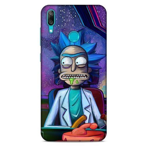 Huawei Y7 Prime 2019 Uyumlu Kılıf Rick And Morty (45) Liquid Air Kılıf Decoy