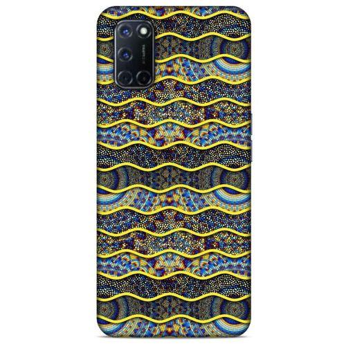 Oppo A52 Kılıf Baskılı Özel Seri Taşlı (39) Liquid Crystal Kılıf