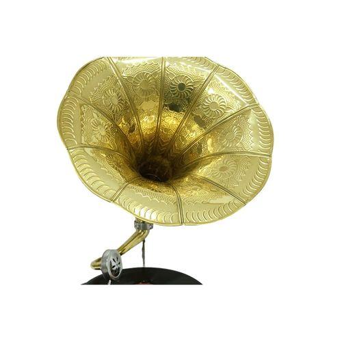 Gramofon Sekizgen Köşeleri Bronz İşli 533