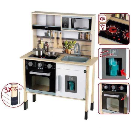 Sesli ve Işıklı Aksesuarlı Ahşap Mutfak Seti