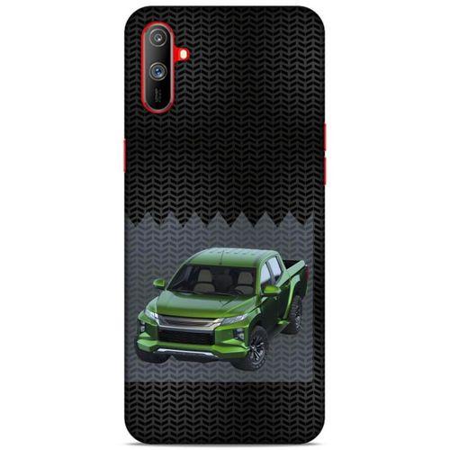 Lopard Oppo Realme C3 Uyumlu Kılıf PickUpX (18) Telefon Kılıfları Fosforlu Yeşil