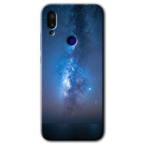 Xiaomi Redmi Note 7 Kılıf HD Desen Baskılı Arka Kapak - Samanyolu