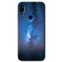 Xiaomi Redmi Note 7 Kılıf HD Desen Baskılı Arka Kapak - Samanyolu