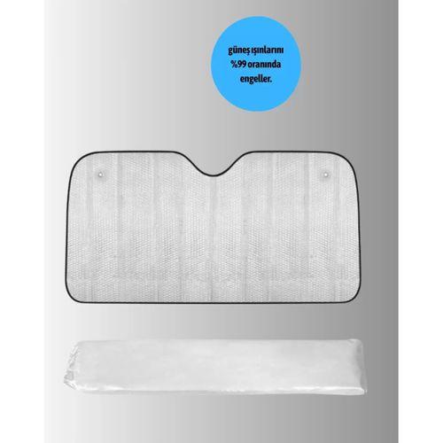 Metalize Reflektörlü Katlanabilir Araç Güneşliği – Yüksek Performanslı Isı Ve Uv Koruması