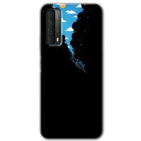 Potkal Hediye Fabrikası Huawei P Smart 2021 HD Baskılı Kılıf + 9D Tam Ekran Koruyucu - Derinlere Yolculuk