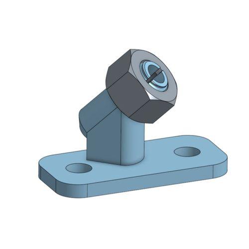 Svans M8 Somun Ters Bowden Braketi (Bu ürün Sadece Plastik parçadır - Almadan Önce Soru Sorabilirsiniz)