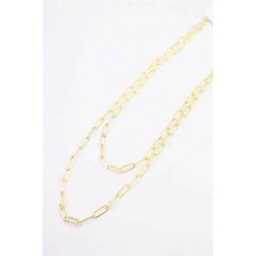 Zincir Kolye-90cm - Altın