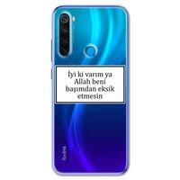 Xiaomi Redmi Note 8 Kılıf HD Yazı Baskılı Silikon Arka Kapak - Yazı 11