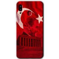 Samsung Galaxy A30 HD Baskılı Kılıf + 9D Tam Ekran Koruyucu - Anıtkabir Atatürk