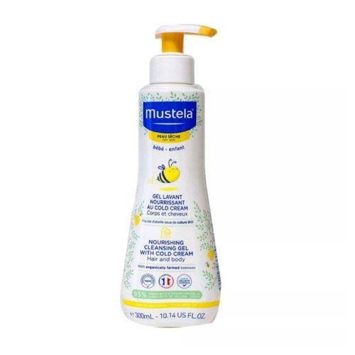 Mustela Cold Cream İçeren Besleyici Bebek Şampuanı 300 ml 3504105036089