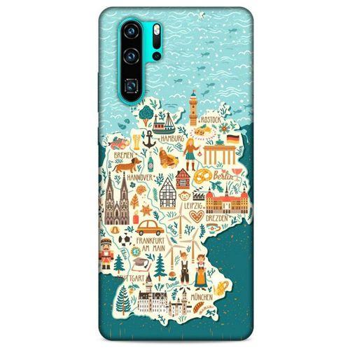 Huawei P30 Pro Kılıf Almanya (2) Kabı Harita