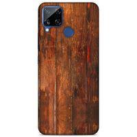 Lopard Oppo Realme C15 Uyumlu Kılıf Wood'X (4) Koruma Kılıfı Desenli