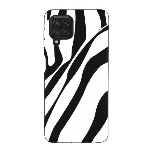 Samsung Galaxy A22 Uyumlu Zebra Desenli Premium Silikonlu Lansman Telefon Kılıfı