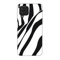 Samsung Galaxy A22 Uyumlu Zebra Desenli Premium Silikonlu Lansman Telefon Kılıfı