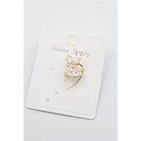 Taşlı Kıkırdak Küpe - Altın