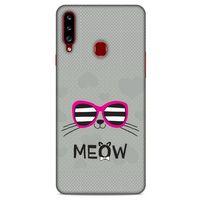 Lopard Samsung Galaxy A20s Uyumlu Kılıf Kediler (15) Antişok Kılıf Meow Cat