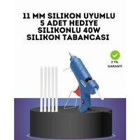 40w Sıcak Silikon Tabancası 5 Silikon Hediyeli Dayanıklı Tasarım