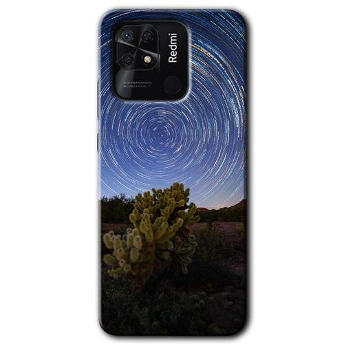 Potkal Hediye Fabrikası Xiaomi Redmi 10C Kılıf HD Desen Baskılı Arka Kapak - Eclipse Sky