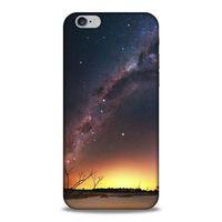 Lopard Apple Iphone 6S Uyumlu Kılıf Gece'S (30) Silicone Case Sarı Lacivert