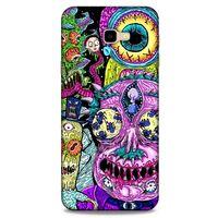 Samsung Galaxy J4 Plus Uyumlu Kılıf Rick And Morty (47) Crystal Flex Kılıf Decoy Mortys